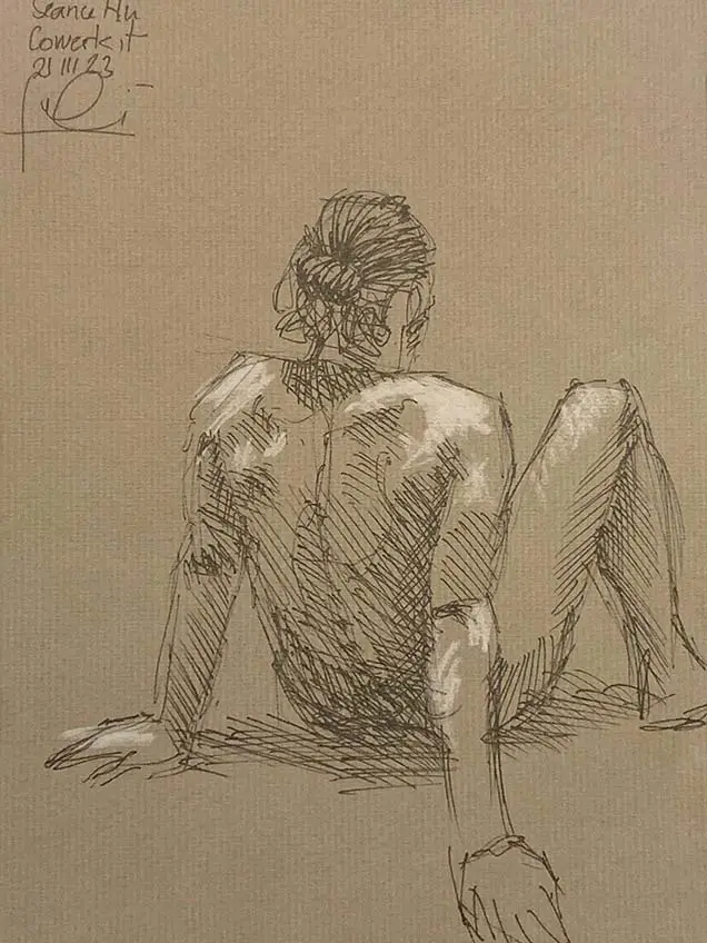 Atelier dessin — modèle vivant